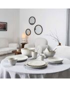 Saladier vlora beige - D.23.6x14.5 cm