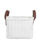 3 paniers rangement blancs