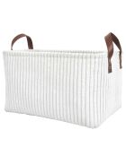 3 paniers rangement blancs