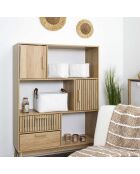 3 paniers rangement blancs