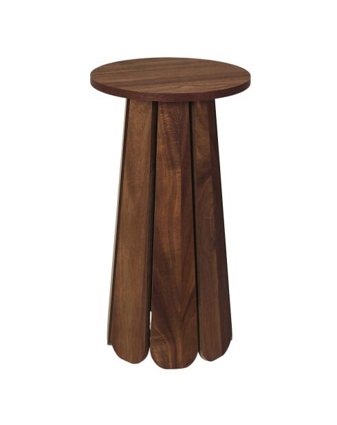 Table d'appoint will marron - 30x55x30 cm
