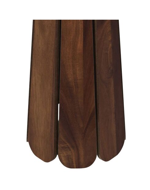 Table d'appoint will marron - 30x55x30 cm