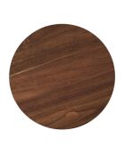 Table d'appoint will marron - 30x55x30 cm