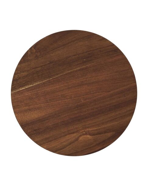 Table d'appoint will marron - 30x55x30 cm