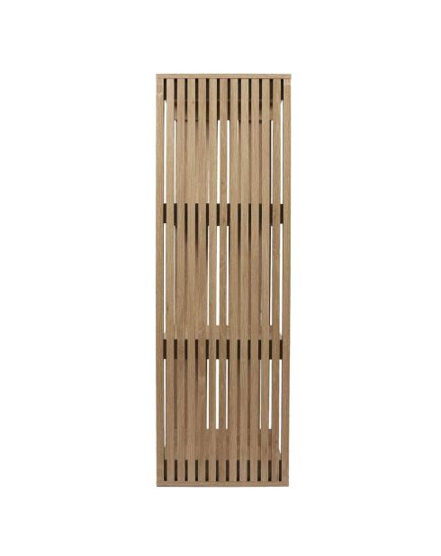 Rangement modulable 3 cases klaus marron - 38.5x99x32 cm