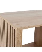 Rangement modulable 4 cases klaus marron - 69.6x66x32 cm