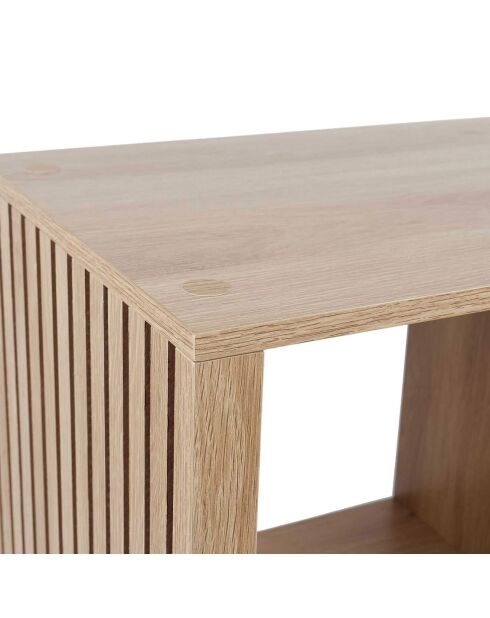 Rangement modulable 4 cases klaus marron - 69.6x66x32 cm