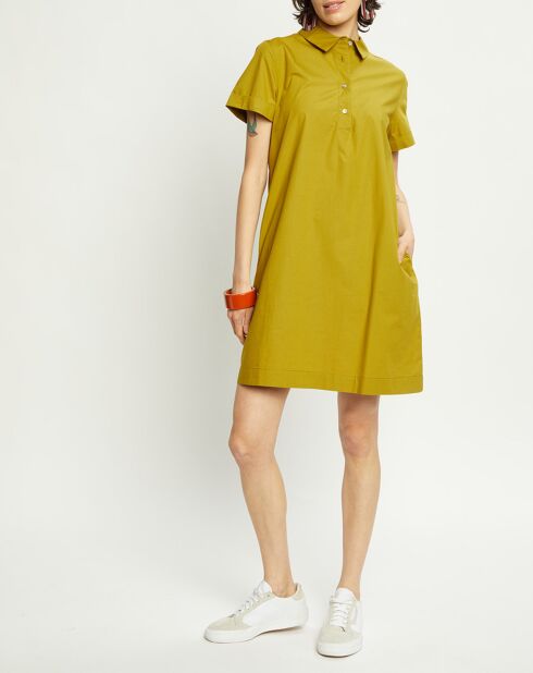 Robe droite Leiane olive