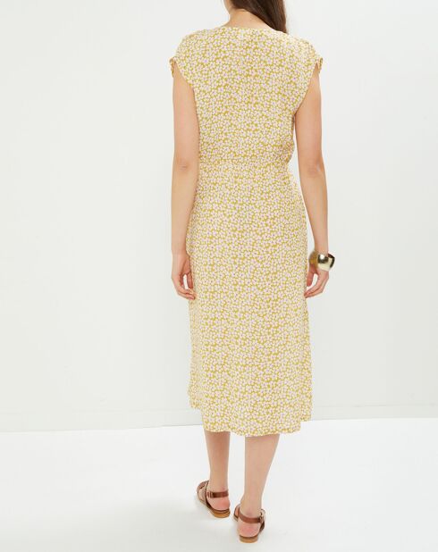 Lenaelle jurk met kardemombloemen