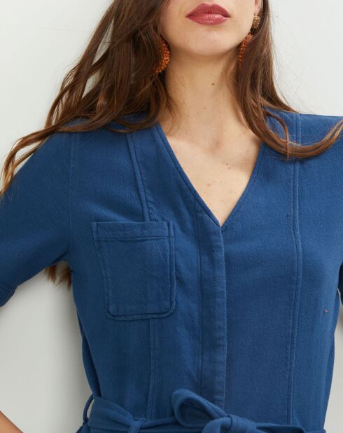 Combinaison Loé bleu nuit