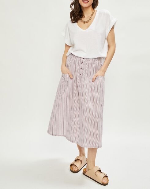 Jupe Cherie ray violette