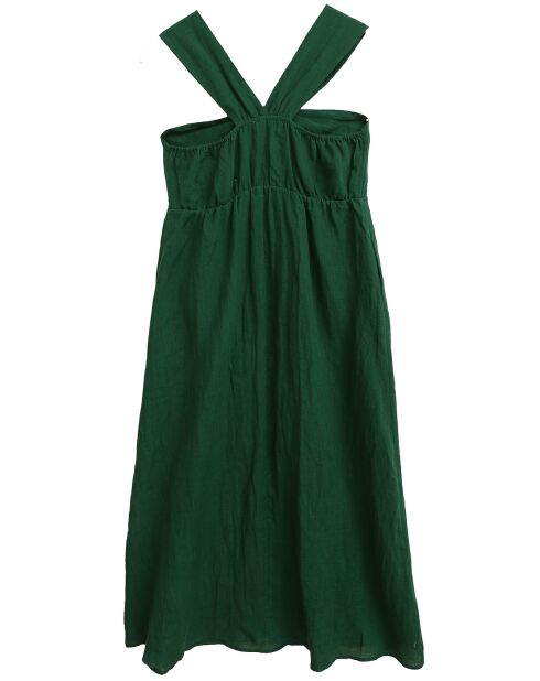 Robe 100% Lin Louna verte