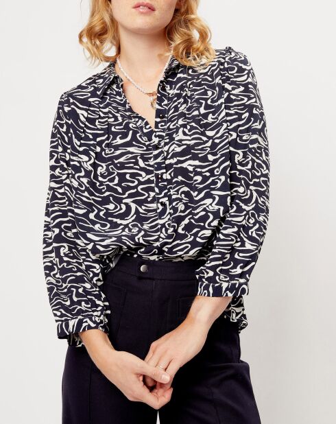 Blouse Zoé noir