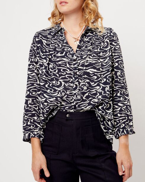Blouse Zoé noir