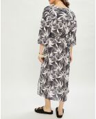 Robe en Coton & Lin Caylia palme