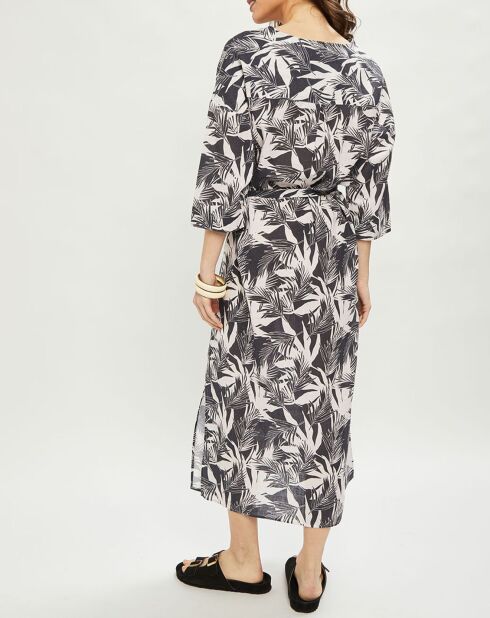 Robe en Coton & Lin Caylia palme