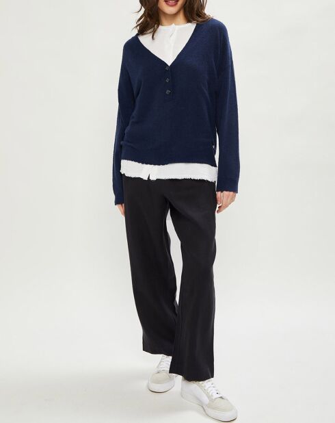 Pantalon 100% Lin Carlos fumée