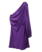 Robe satinée Romane purple