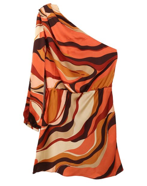 Robe impimée Camille orange