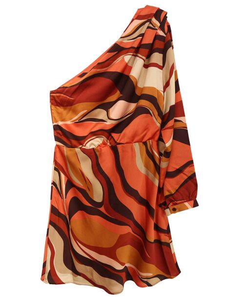 Robe impimée Camille orange