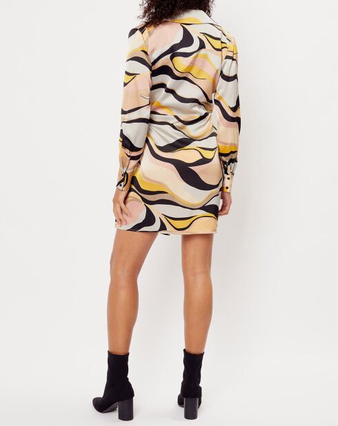 Robe imprimée Margot grise