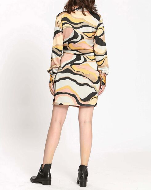 Robe imprimée Margot grise