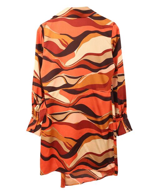 Robe imprimée Margot orange