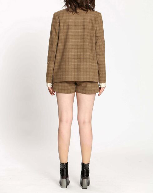 Short en Laine mélangée Elena beige