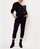 Pantaloni neri Lana