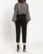 Pantaloni neri Lana