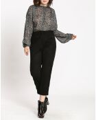 Pantaloni neri Lana
