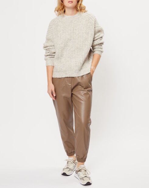 Pantalon Gabrielle café
