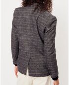 Veste en Laine mélangée Ava noire