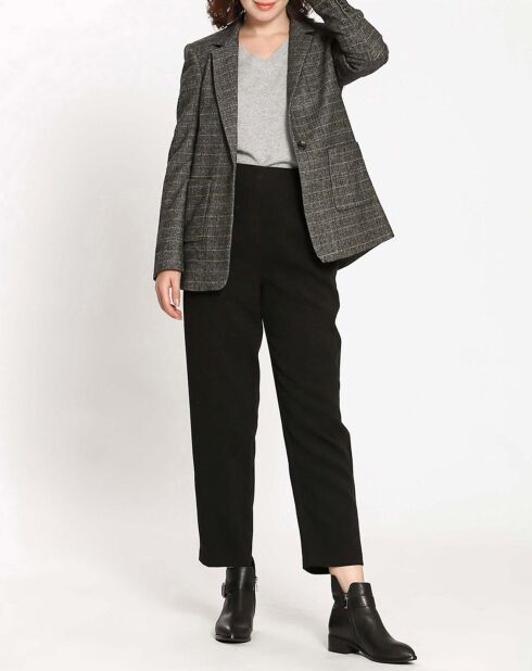 Veste en Laine mélangée Ava noire