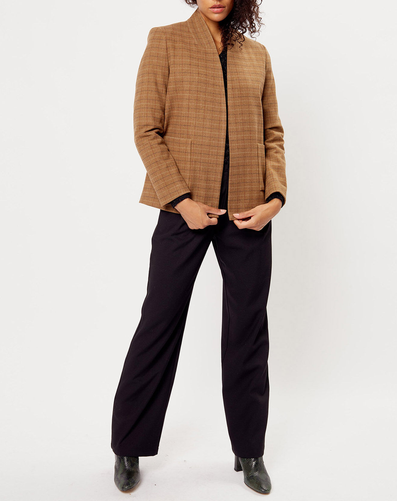 Veste en Laine mélangée Eloise beige - Vente privée See u