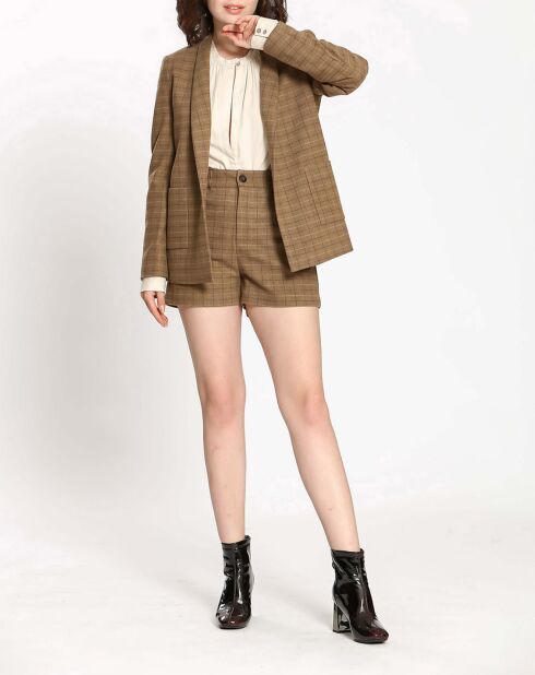 Veste en Laine mélangée Eloise beige