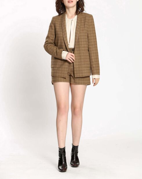 Veste en Laine mélangée Eloise beige