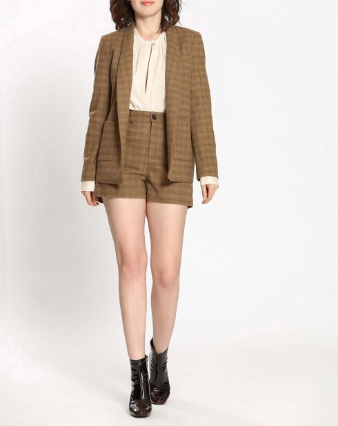 Veste en Laine mélangée Eloise beige