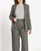 Veste en Laine mélangée Lilou grise