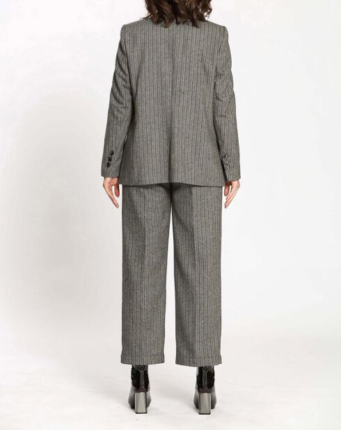 Veste en Laine mélangée Lilou grise