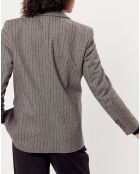 Veste en Laine mélangée Lilou grise