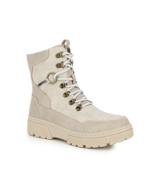 Boots Sophie beige clair