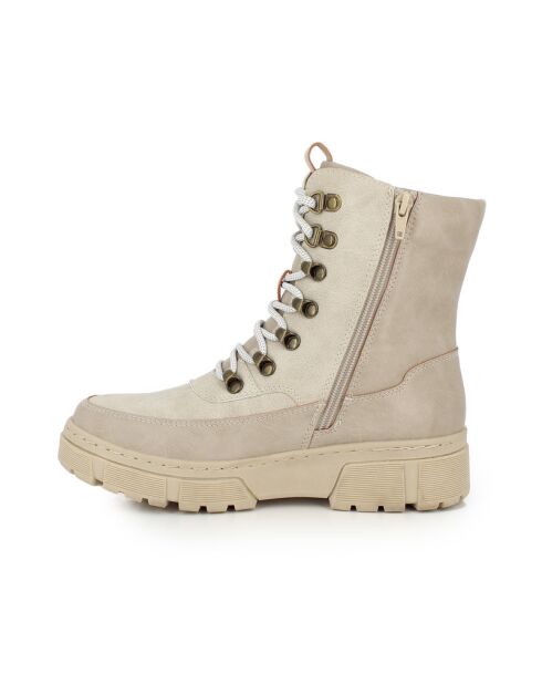 Boots Sophie beige clair