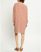 Robe Milan imprimée cerise