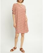 Robe Milan imprimée cerise