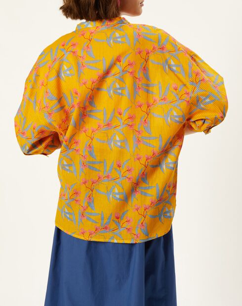 Chemise Clothilde imprimée miel