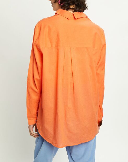 Chemise Dafne orange