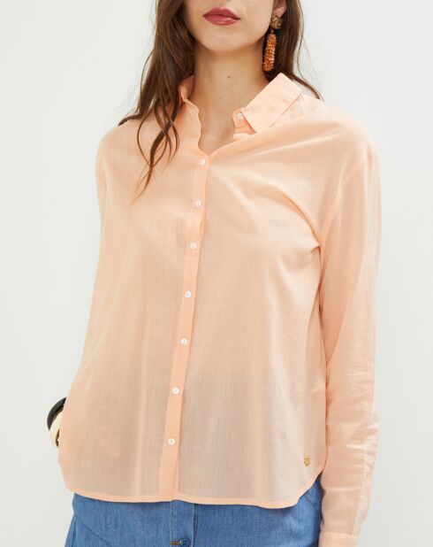 Chemise Dafne papaye
