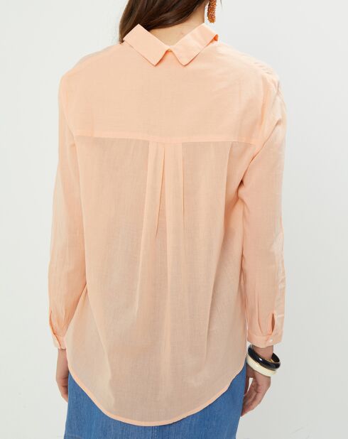 Chemise Dafne papaye