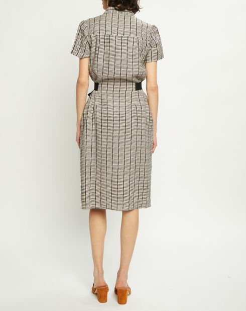 Robe 100% Lin Dicka fumée